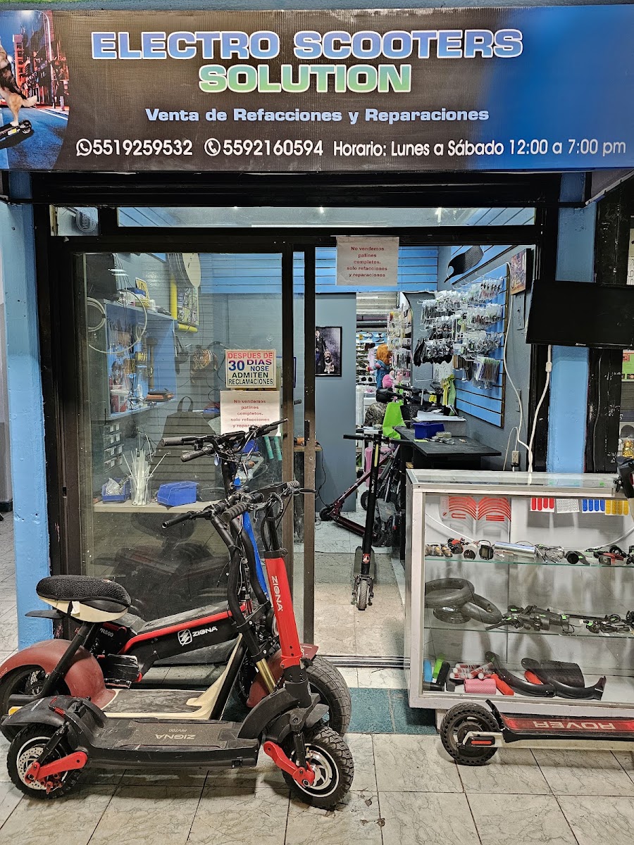 Taller de Reparación y Refacciones de Scooters Eléctricos